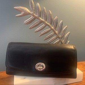 Black coach wallet. Real Leather!